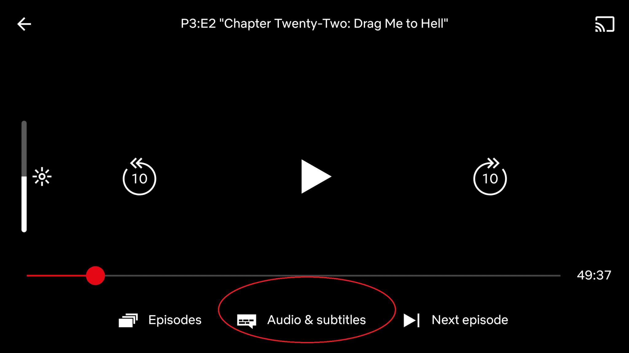 How to turn subtitles off on Netflix on Android app