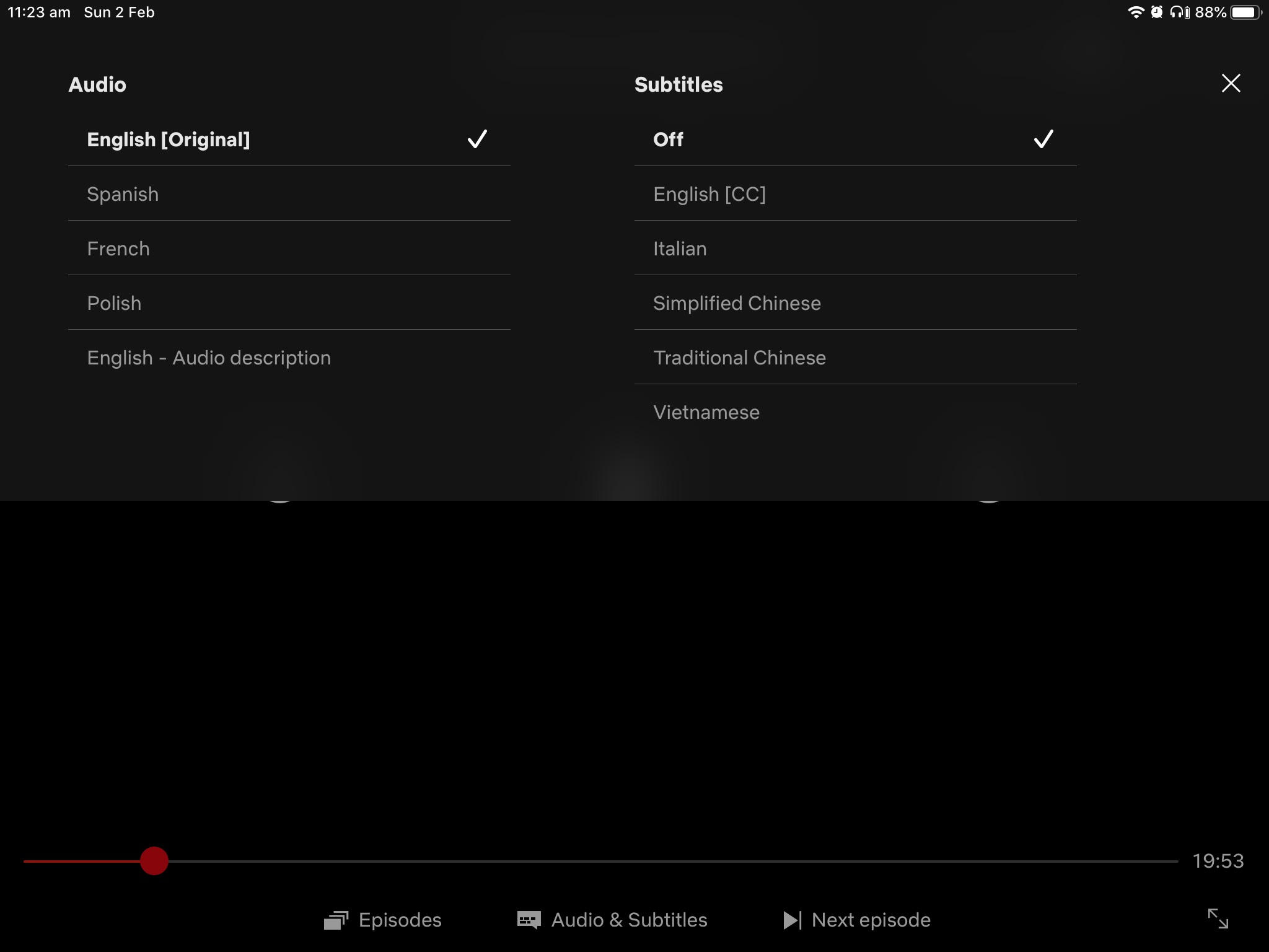 How to turn subtitles off on Netflix on iPad and iPhone