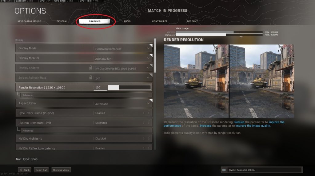 Step 1: How to fix blurry graphics in Warzone