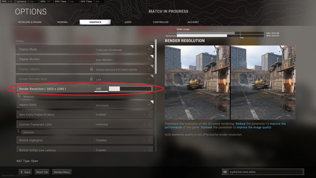 Step 2: How to fix blurry graphics in Warzone